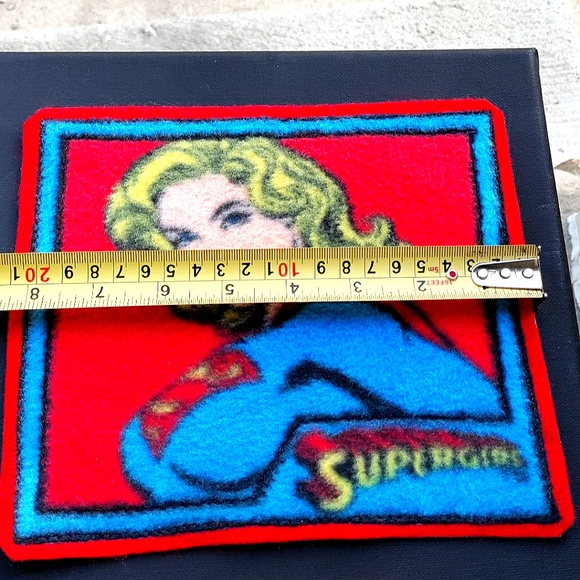 NEW 2 DC SuperGirl Patches/Emblems/Appliqués! Huge 8", Large 5". Iron-On/SewOn - Picture 4 of 10